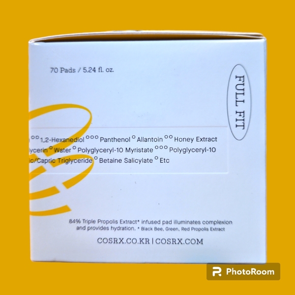 COSRX- Propolis Synergy Pad [/triple propolis extract/] - Picture 2 of 7